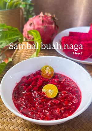 Gambar Sambal buah naga