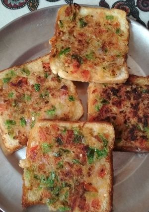 A picture of Bread pizza.