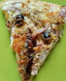 Olajos halas pizza