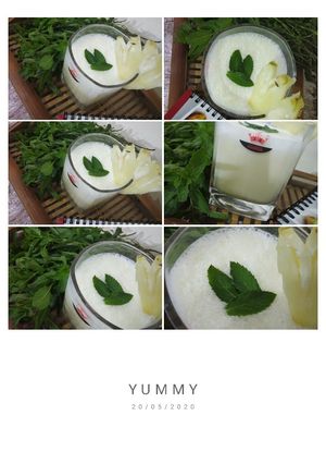 A picture of Pineapple milkshake.
