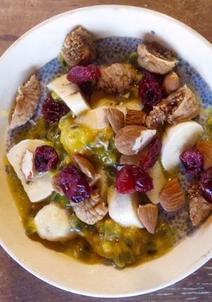 Une photo de Pudding de Chia aux fruits