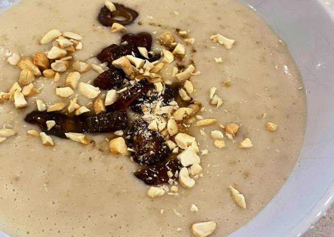 Pimped Up Instant Porridge with Maple Syrup