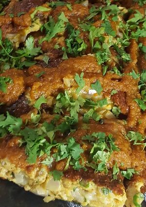 A picture of Omelette curry.5.
