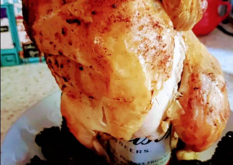 How to Prepare Quick Budweiser Roast Chicken and Rustic Veg