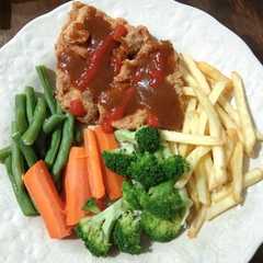 รูปของ Crispy chicken barbeque saus
