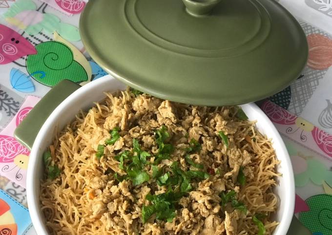 Resep  bikin Bihun goreng scramble egg dijamin sesuai selera