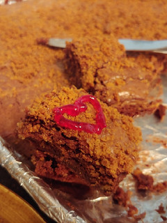 A picture of Peanut Butter Cookie Crumble Brownies.