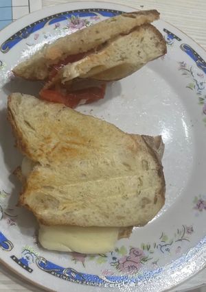 O poză a rețetei Cel mai bun sandwich cu brânză Mozzarella.