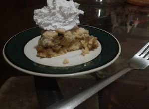 Una foto de Apple crumble