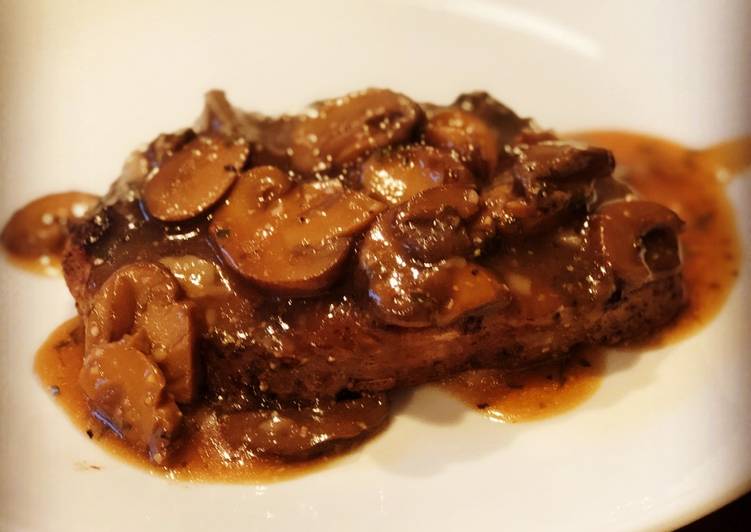 Simple Way to Make Favorite Mushroom Gravy Sauce for Steak