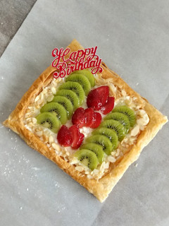 Foto resep Birthday Fruit Puff Pastry
