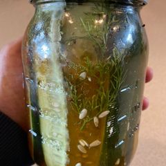 A picture of Dilly-Dilly Dill Pickles.