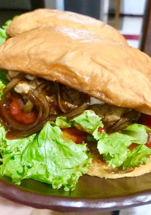 Foto resep Juicy beef burger ala carl’s jr
