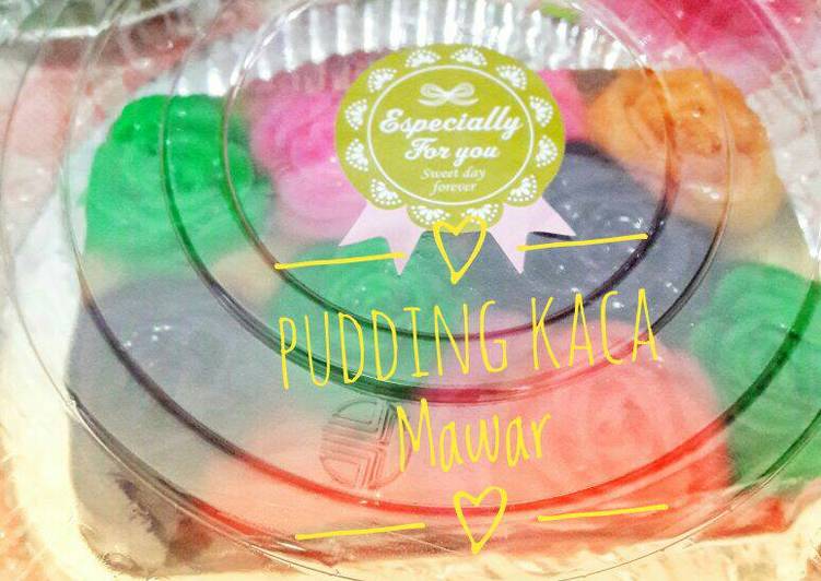 Bumbu Puding Mawar Kaca | Cara Masak Puding Mawar Kaca Yang Mudah Dan Praktis
