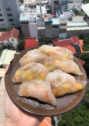 Hình của món Bánh bột lọc chay.
