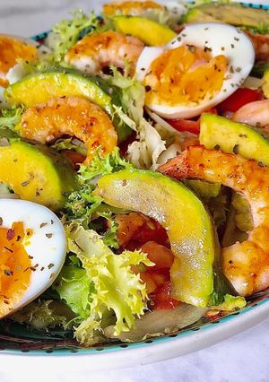 Hình của món Salad Bơ Tôm 🦐 🥑 🥚.