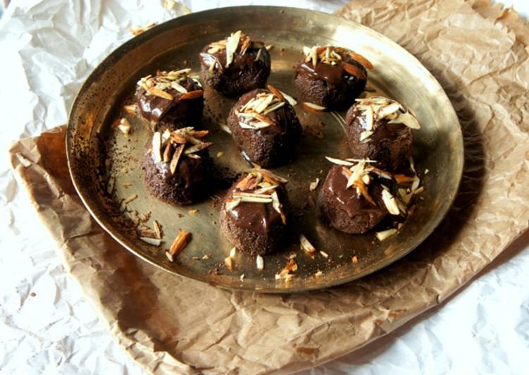 Recipe of Quick Dark Chocolate Truffle Sandesh