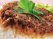 Gambar nasi tim ayam jamur
