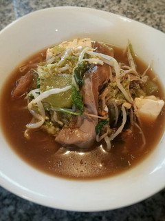 A picture of Mixed Mushroom & Tofu Soup (Vegan/Vegetarian/Low Carb).