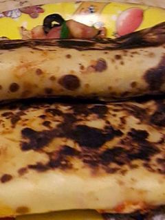 صورة لوصفة كريب بالدجاج