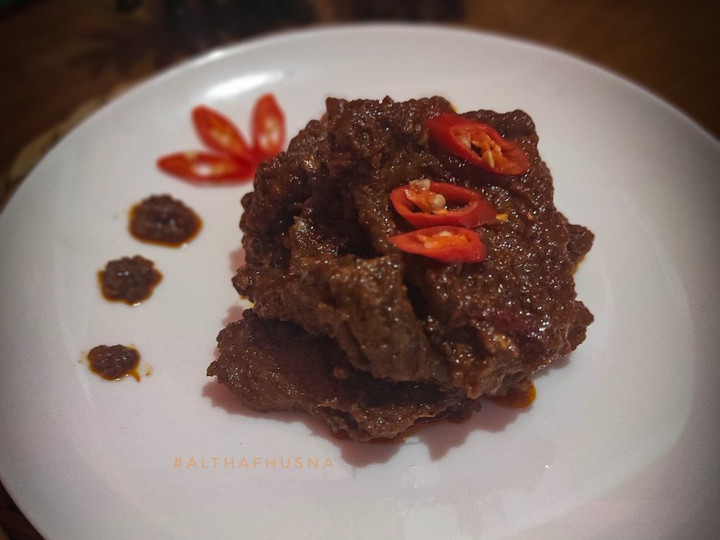 Resep: 288. Rendang Daging Sapi Bahan Sederhana