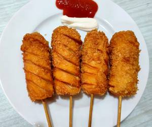 Ini Caranya Sosis ayam goreng crispy Nikmat Lezat
