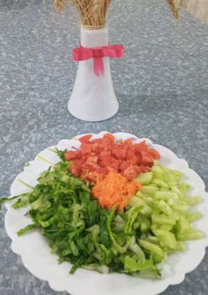 عکسی از دستور سالاد فصل😋