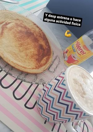 Una foto de Pancake desayuno /merienda