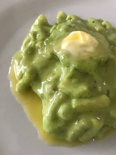 A picture of Green Mac and Cheese.