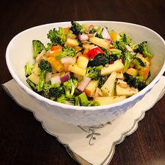 A picture of Easy and Healthy Broccoli Apple Salad.