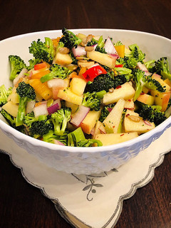 A picture of Easy and Healthy Broccoli Apple Salad.