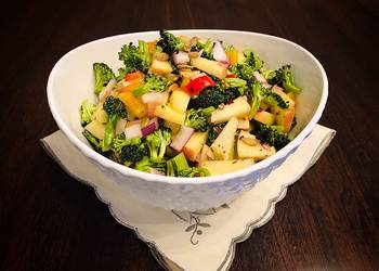 Easiest Way to Make Delicious Easy and Healthy Broccoli Apple Salad