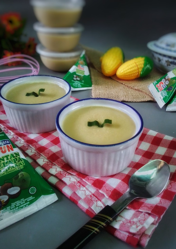 Foto resep Bubur Jagung Santan Gula Merah