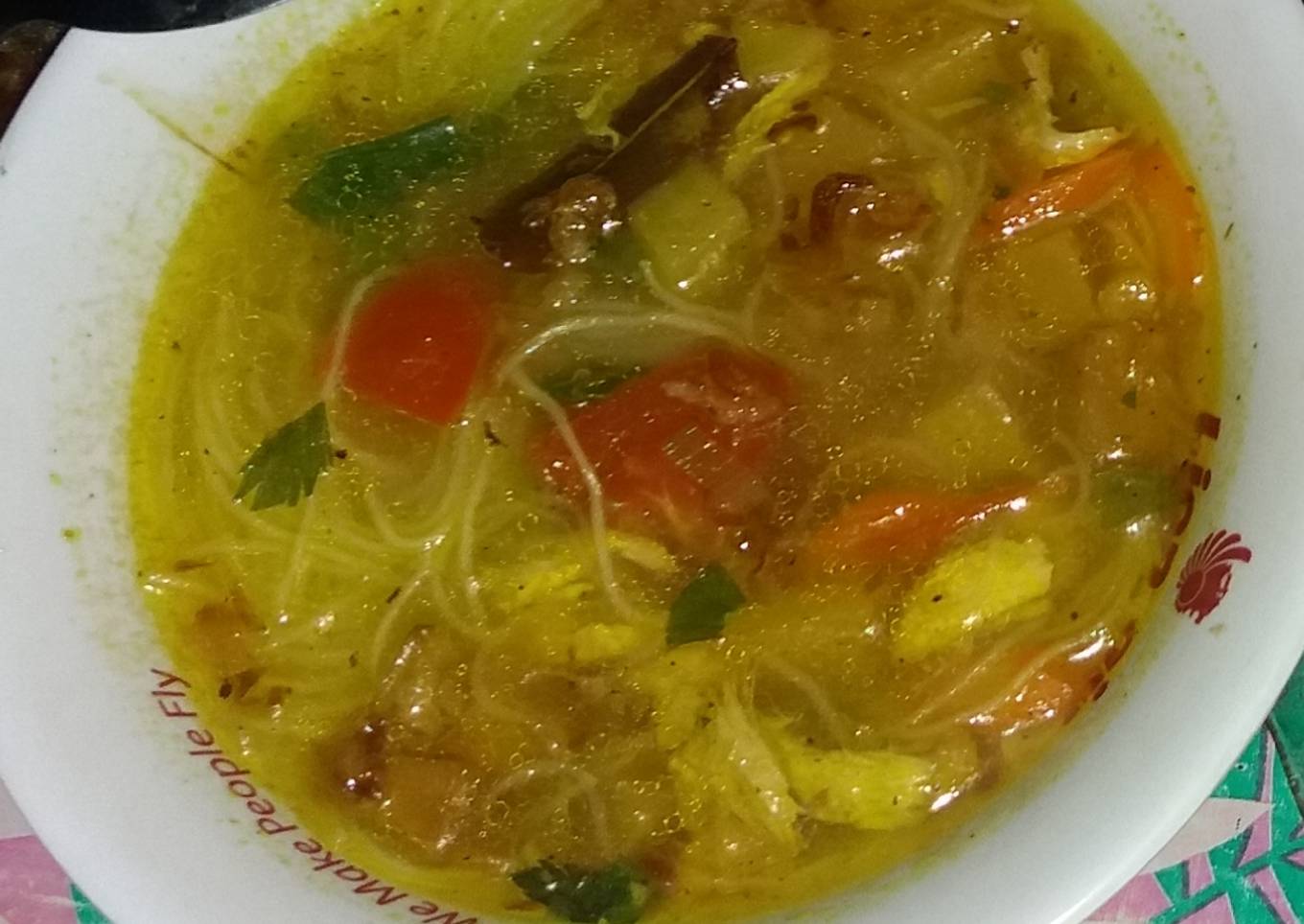 Soto ayam suir