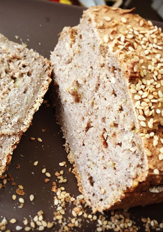 Una foto de Pan de calabacín
