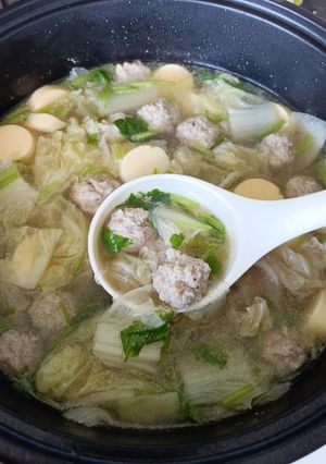 รูปของ แกงจืดหมูก้อน สุกี้น้ำ