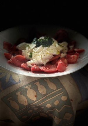 Une photo de Tomates Mozarella sans façon