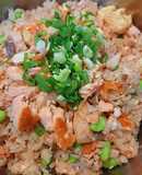 鮭魚毛豆炊飯(電鍋料理)
