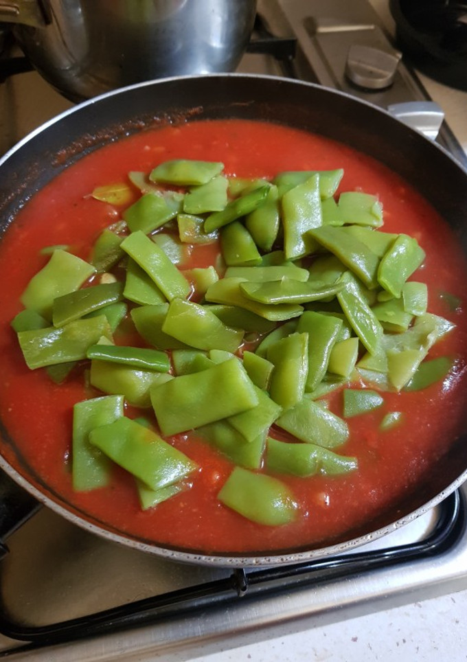 Una foto de Judías verdes con jamón