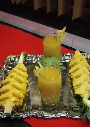 A picture of Pineapple Ginger punch.