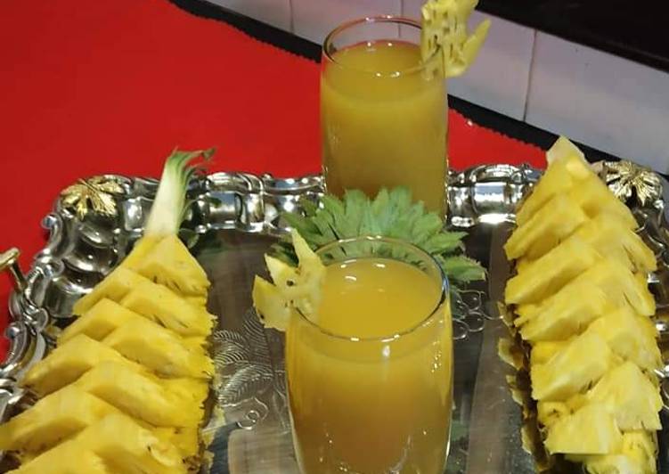 Step-by-Step Guide to Prepare Homemade Pineapple Ginger punch