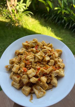 Foto resep Tahu Susu Teri Medan