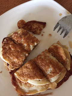 Una foto de Desayuno de vacaciones panqueques