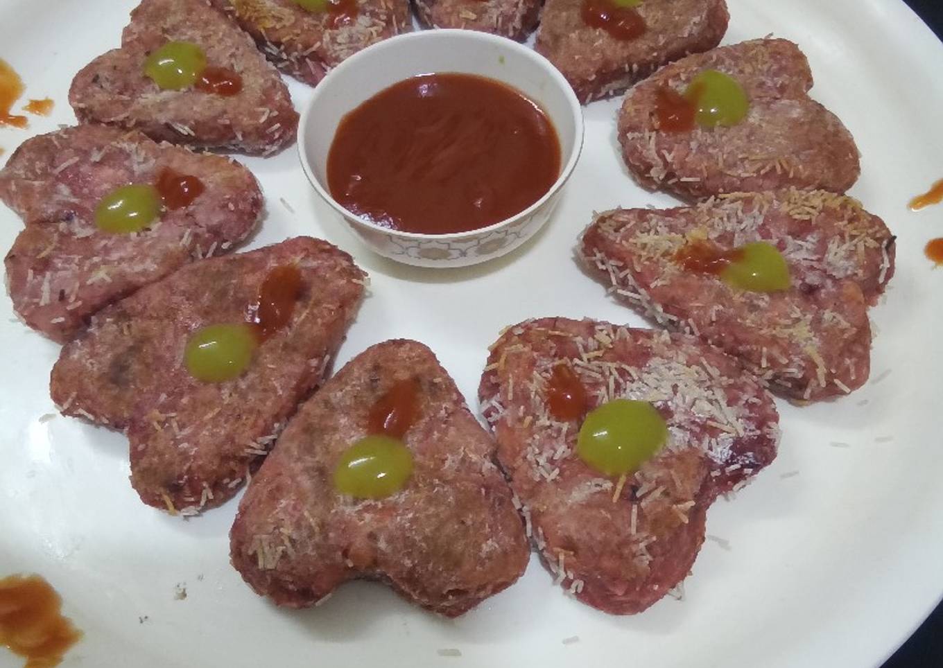 Raw banana beetroot cutlet