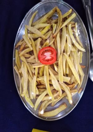 A picture of Deep fried bananas.