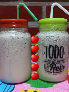 Una foto de Licuado de Manzana🍎 (con Leche🥛)