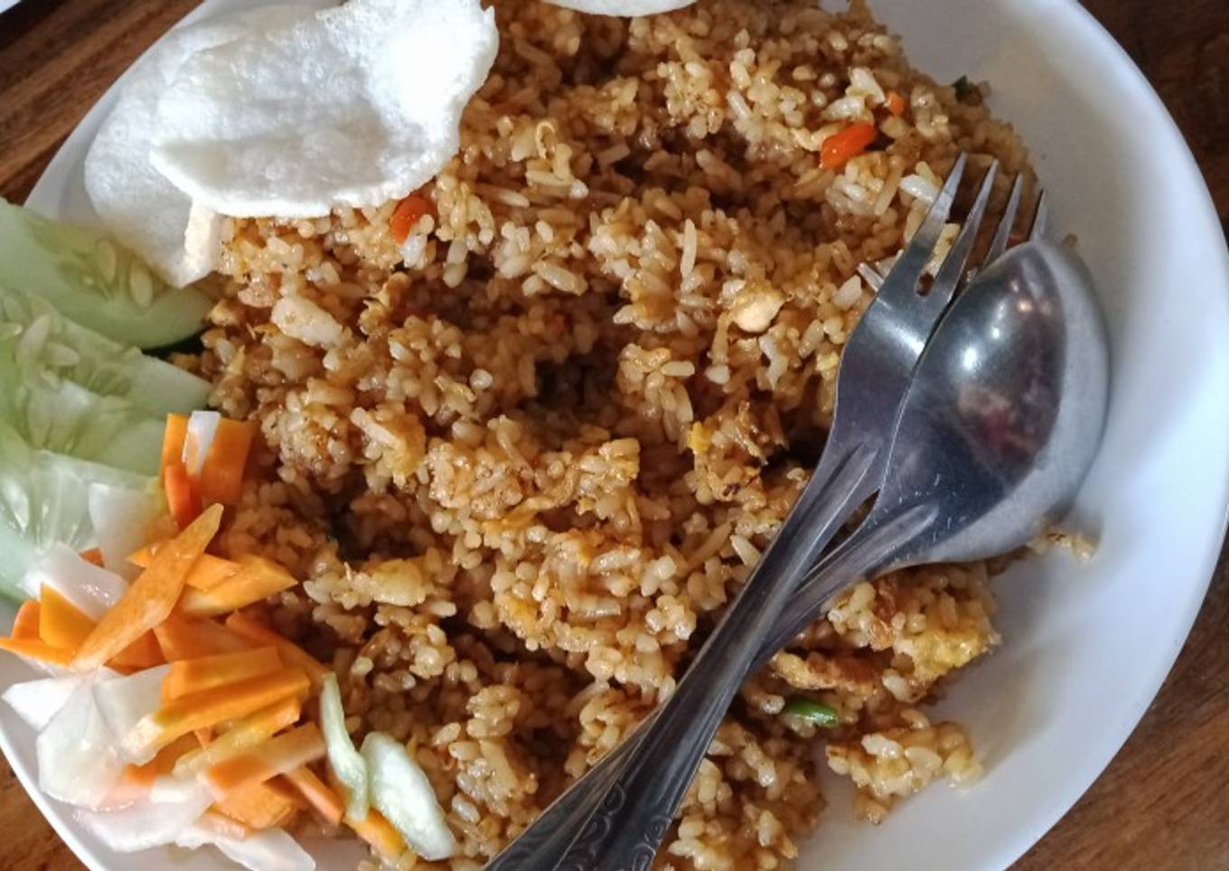 Nasi goreng sederhana