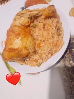 صورة لوصفة أرز بالخضر