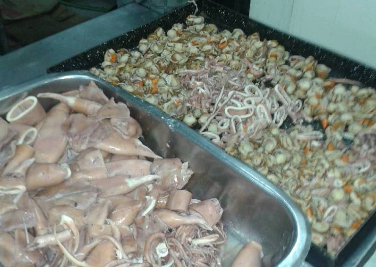 Mariscos para paellas y otros platos con mariscos