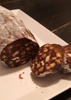 Une photo de Saucisson au chocolat